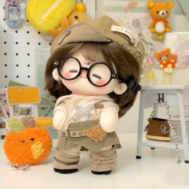 20cm Cotton Doll Clothes Doll Clothes Wasteland Style Cool Suit