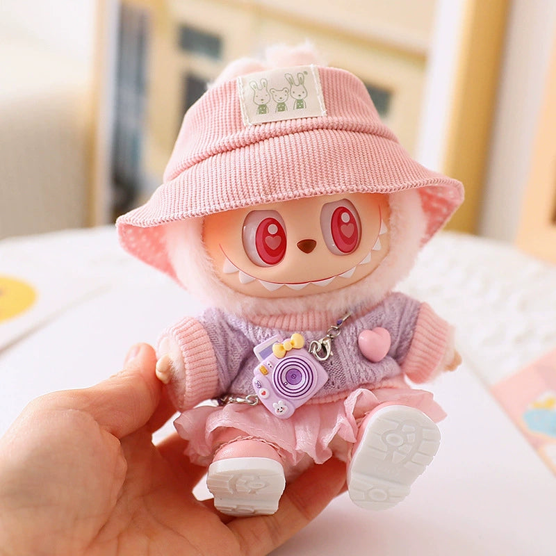 Labubu Clothes Labubu Have a Seat Doll Clothes Sweater Gauze Skirt HatFull Set