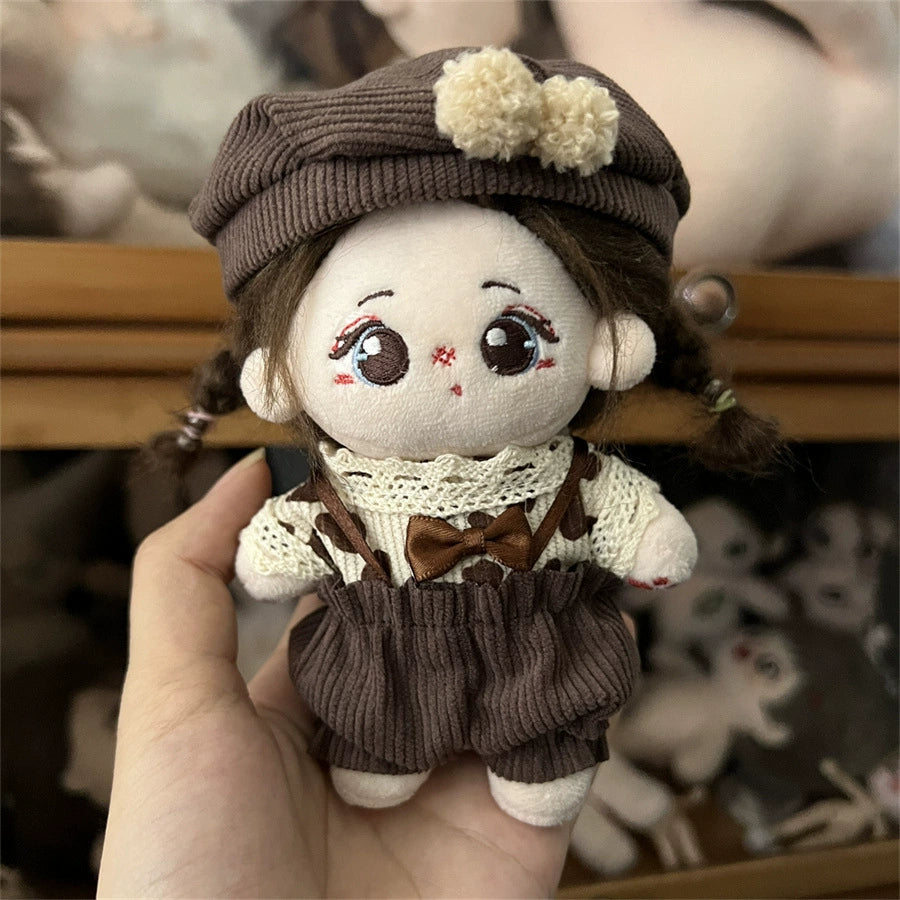 Cute 10cm Star Pose Doll Clothes Sweet Suit Pretty 10cm Cotton Doll Clothes
