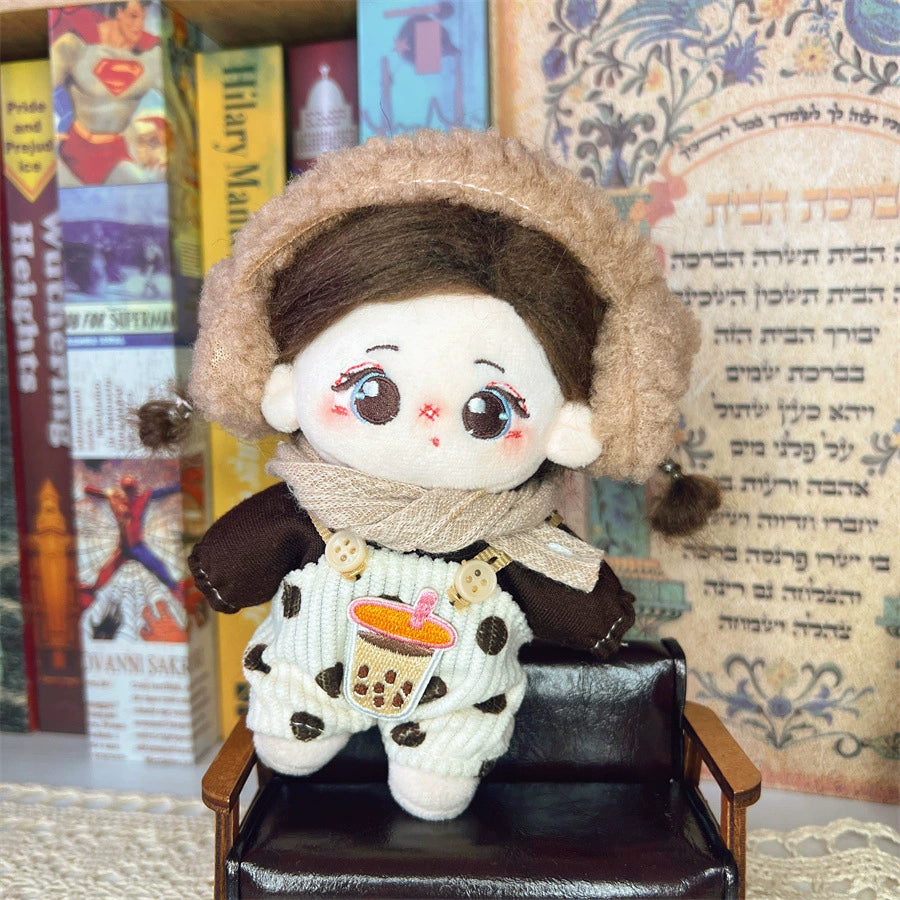 10cm Star Pose Doll Clothes Cute Maid Suit Winter Antiquity Skirt 10cm Cotton Doll Clothes