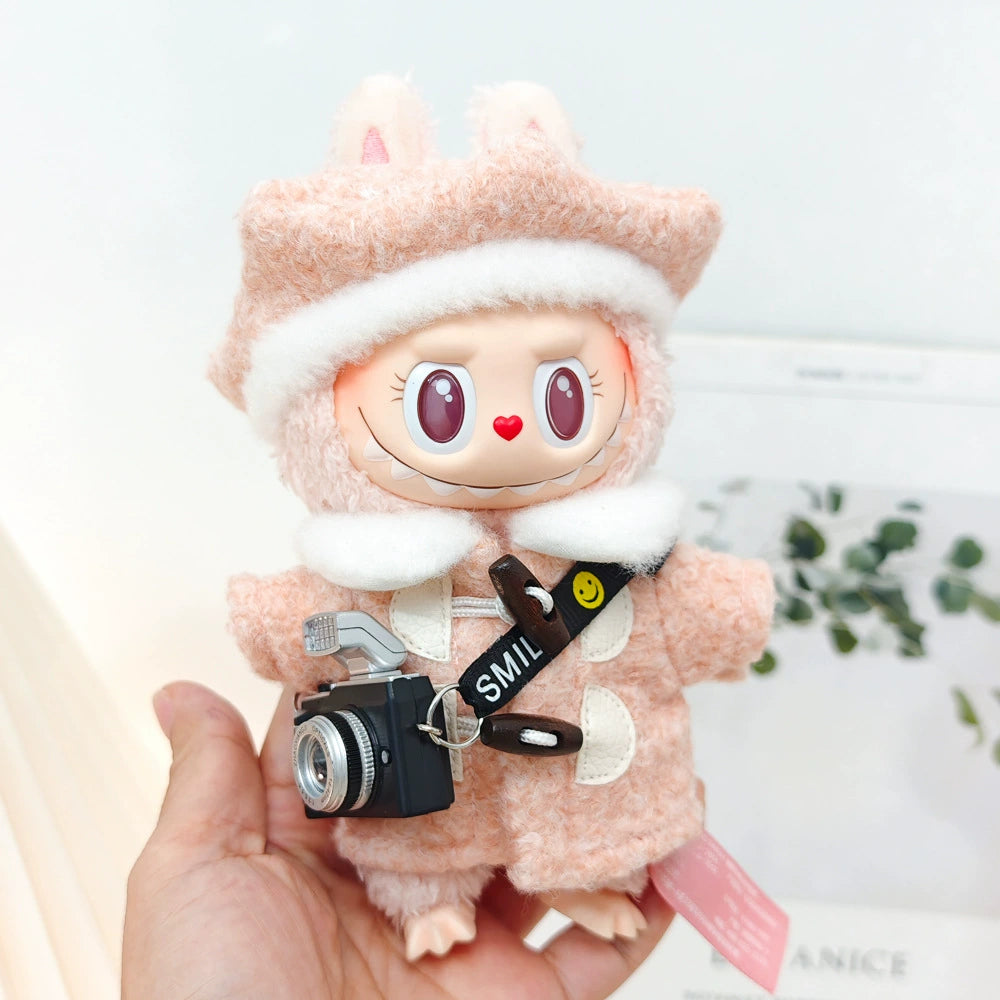 Labubu Have a Seat Doll Clothes Widgets Labubu Clothes Beret Cute Coat Suit