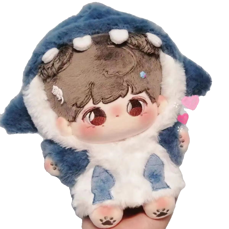 Cotton Doll Clothes 20cm Shark Bodysuit 20cm Cartoon Dolls Doll Clothes