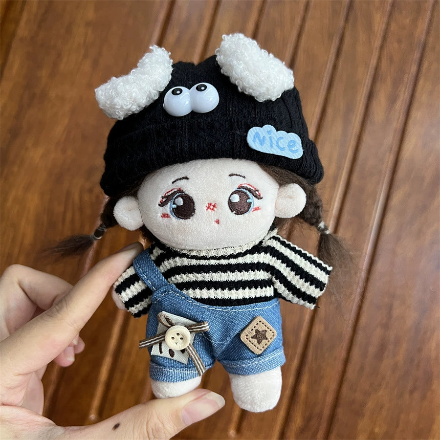 10cm Star Pose Doll Clothes Sweet Girl Suit 10cm Cotton Doll Clothes