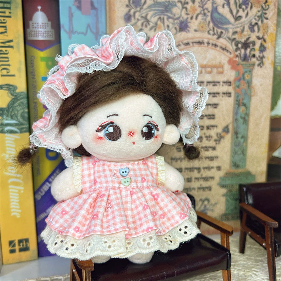 10cm Star Pose Doll Clothes Cute Maid Suit Winter Antiquity Skirt 10cm Cotton Doll Clothes