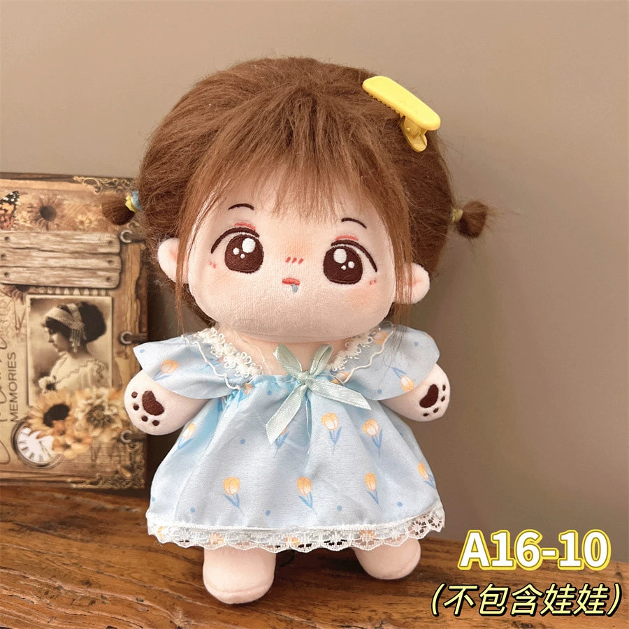 Overalls Cotton Doll Clothes 20cm Suit Summer 20cm Cool Boy Doll Clothes