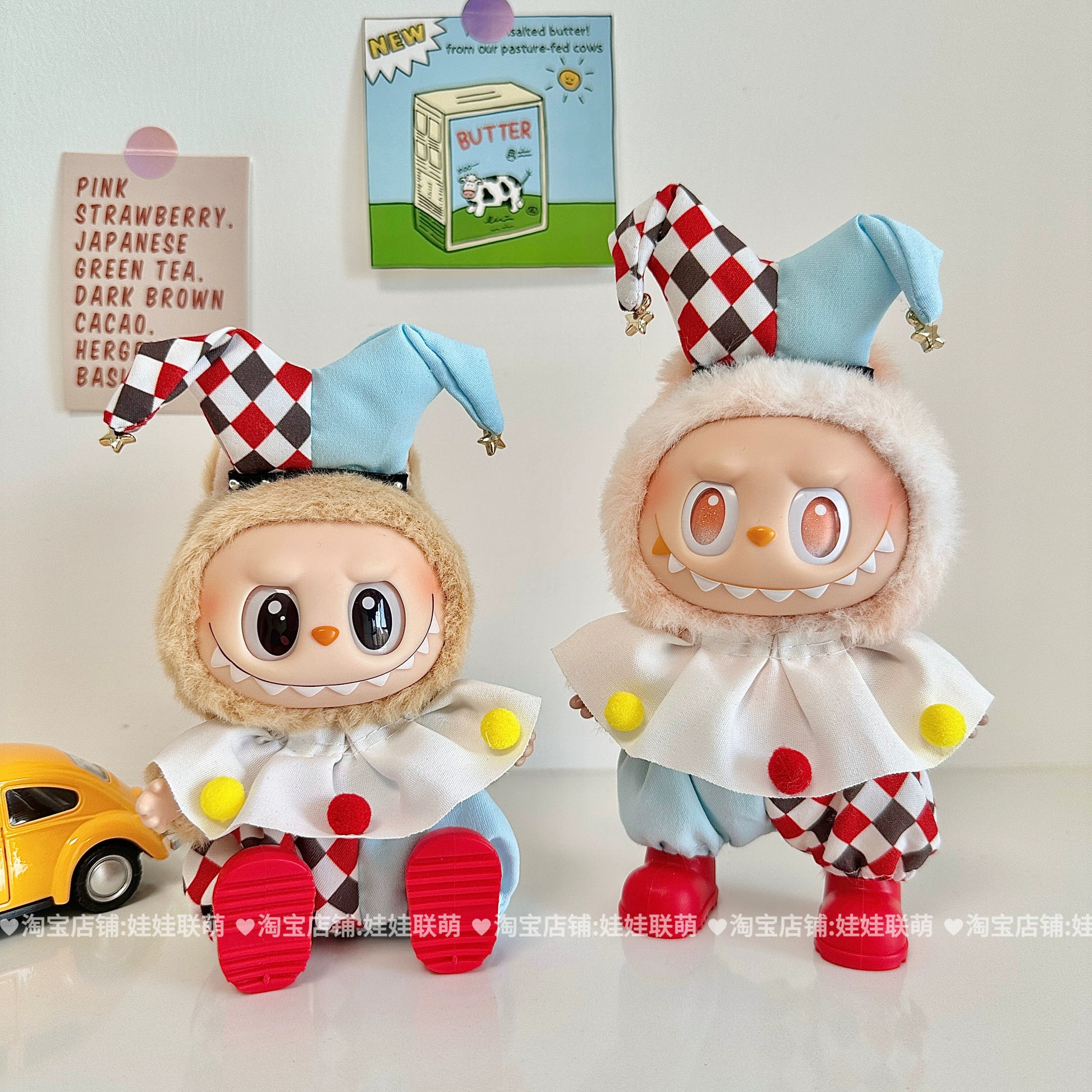 Labubu Have a Seat Doll Clothes Labubu Clothes Clown Outfits Shoes Suit
