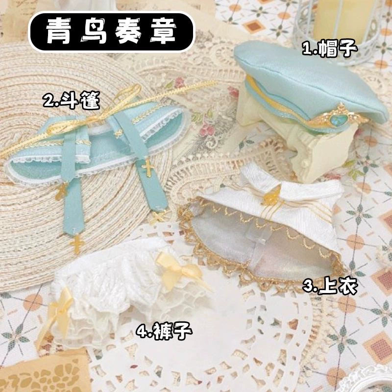 10cm Cotton Doll Clothes Cute 10cm Dolls Doll Clothes Suit Star Pose