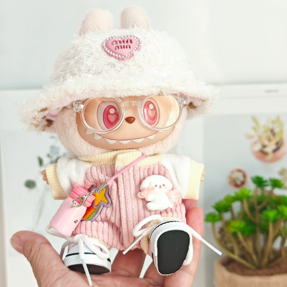 Labubu Have a Seat Doll Clothes Widgets Labubu Clothes Baby Suit Fuzzy Suit