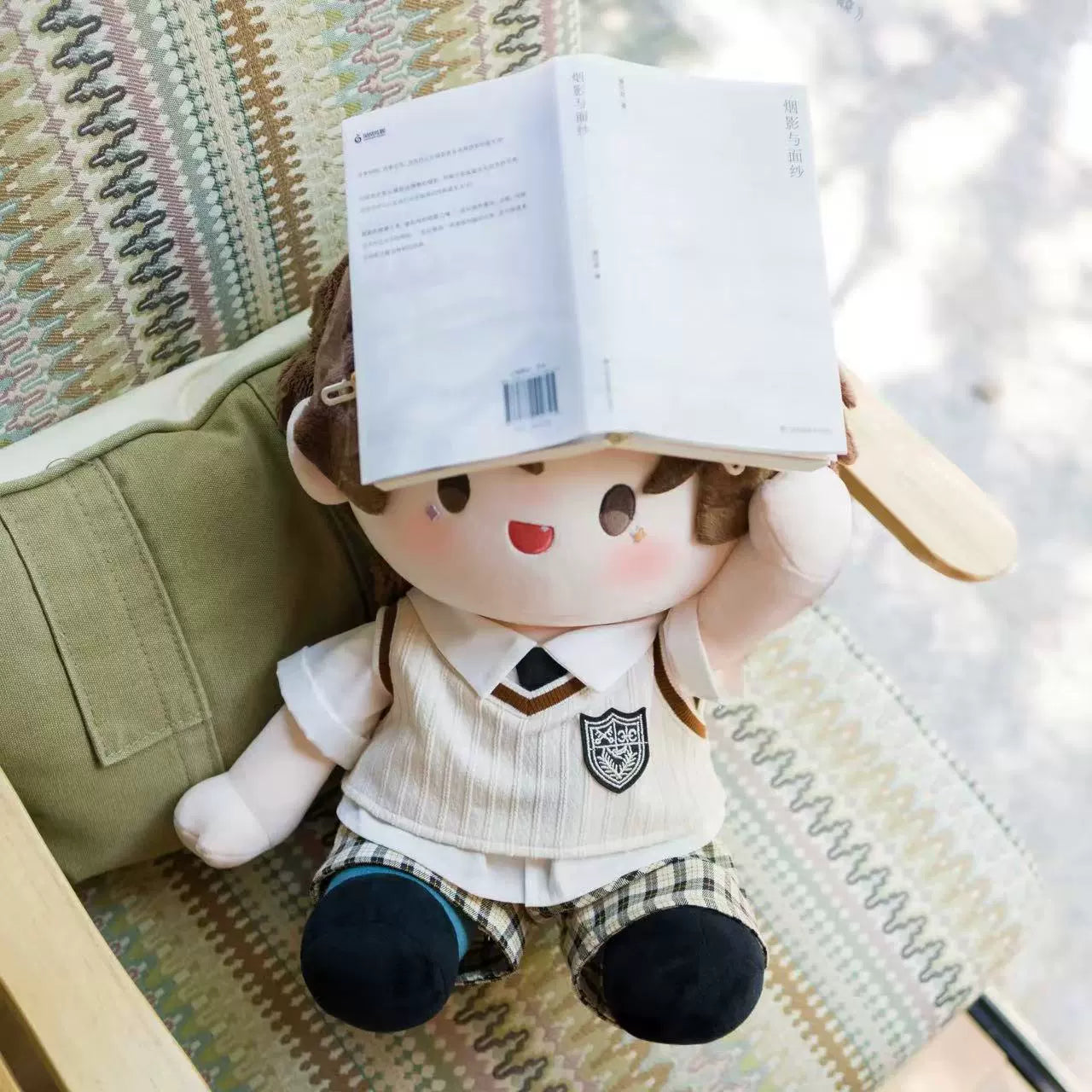 40cm Cotton Doll Doll Clothes Sit Pose Pretty Dolls Sit Pose Doll Clothes Preppy Style School Uniform