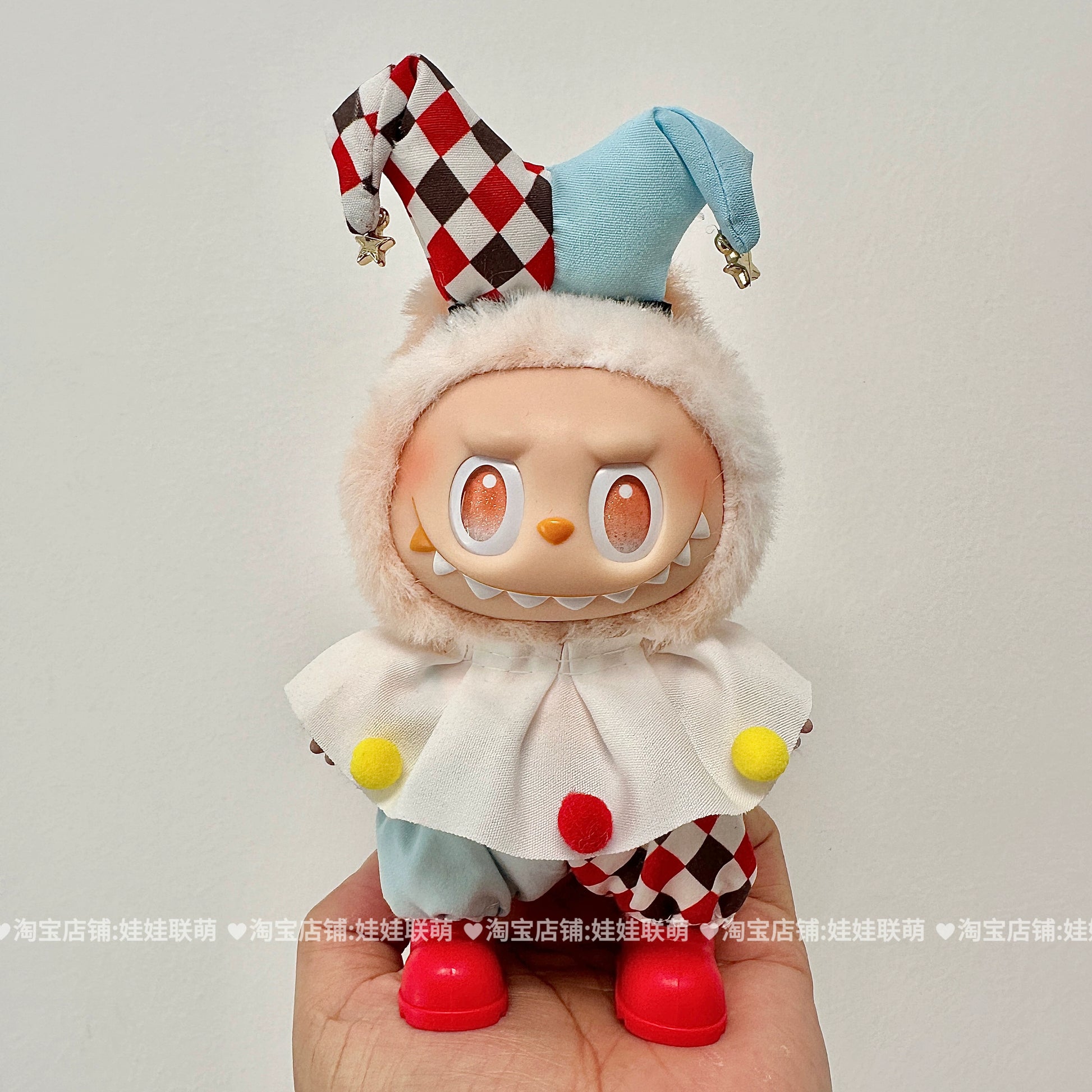 Labubu Have a Seat Doll Clothes Labubu Clothes Clown Outfits Shoes Suit