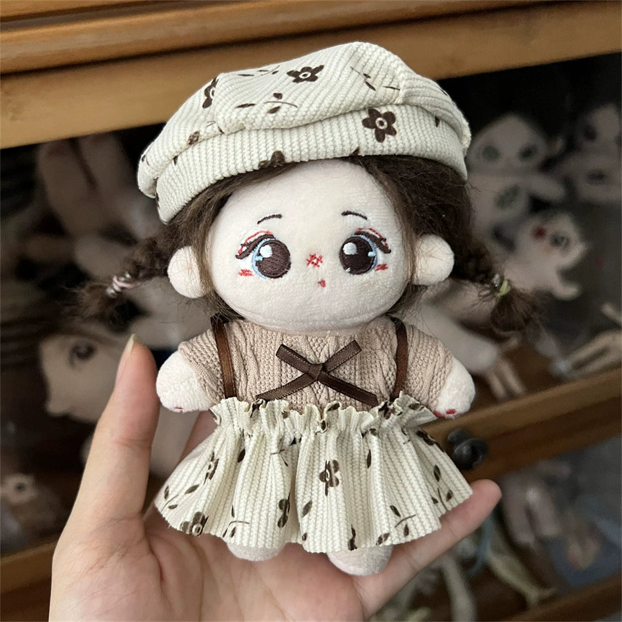 Cute 10cm Star Pose Doll Clothes Sweet Suit Pretty 10cm Cotton Doll Clothes