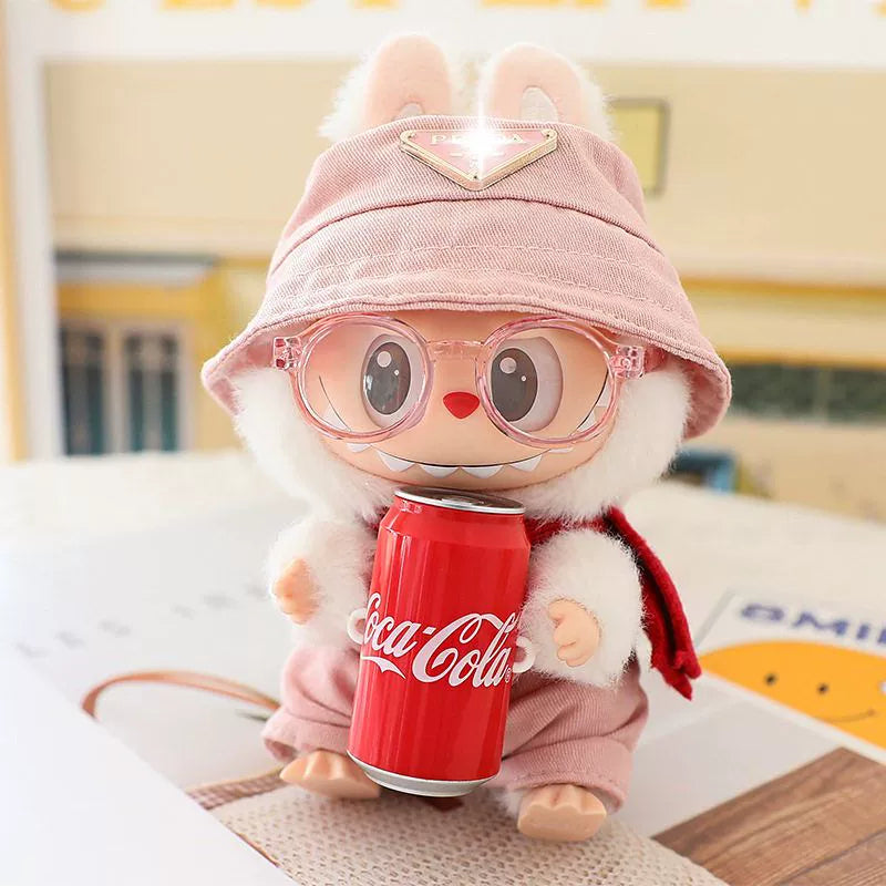Labubu Cola Clothes Have a Seat Labubu Doll Clothes Overalls Suit Outfits