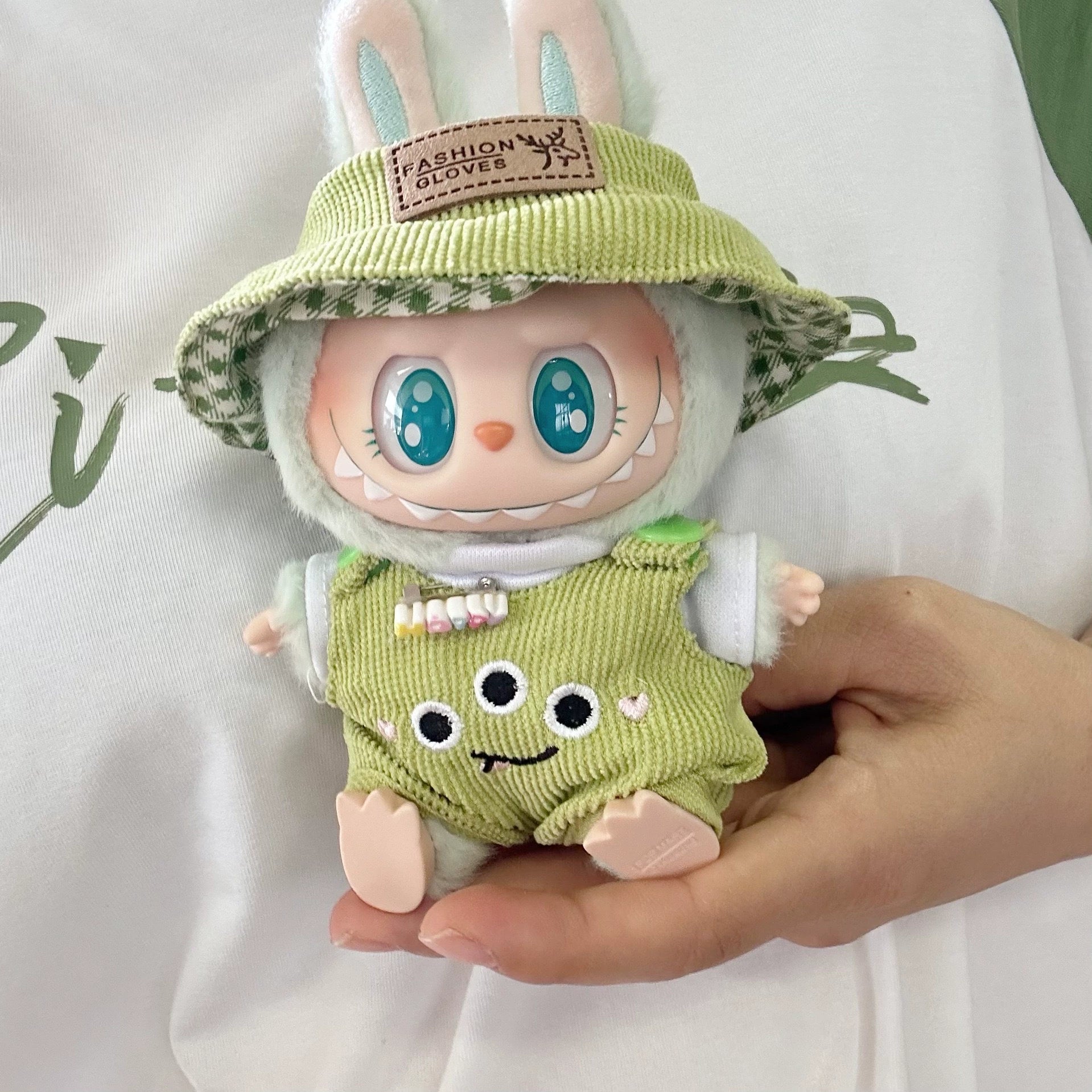 Labubu Doll Clothes Have a Seat 17cm Sit Pose Clothes Suit Labubu Doll Clothes