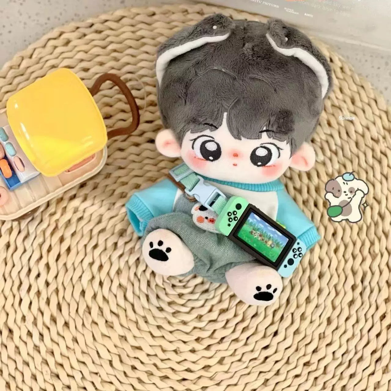 20cm Cotton Doll Clothes Boy/Girl Doll Overalls Suit Pretty 20cm Summer Cute Doll Clothes