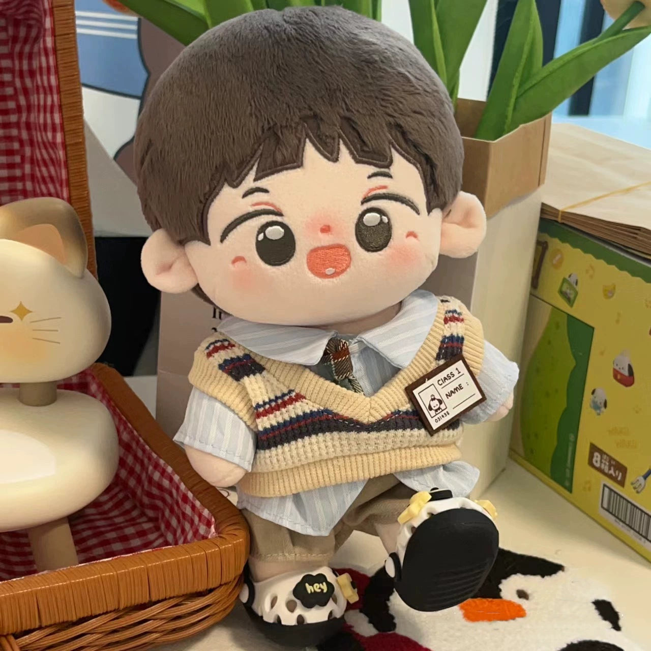 Puppy Cotton Doll Clothes 20cm Boy/Girl Doll Preppy Style Suit 40cm Cool 20cm Doll Clothes