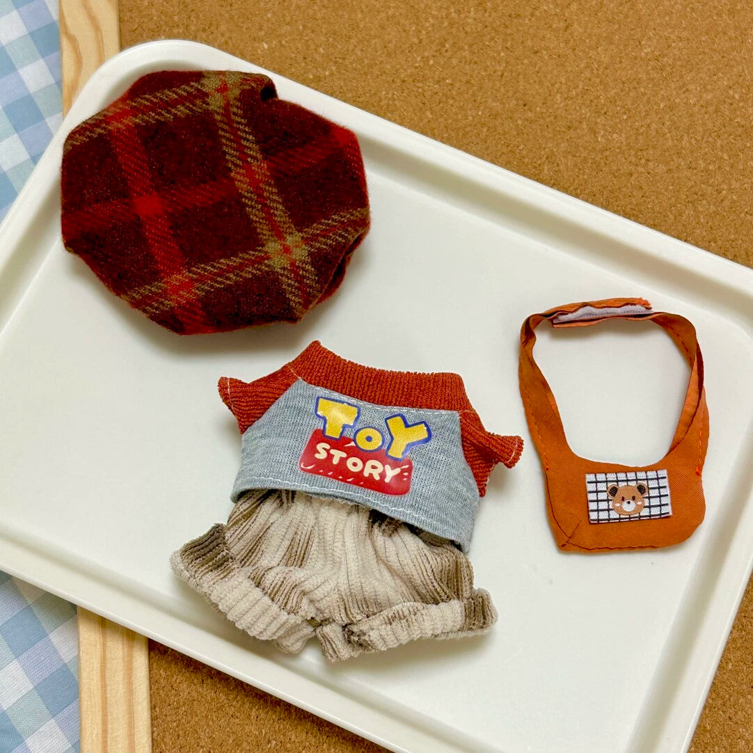 Cute 10cm Doll Clothes Star Pose Cool 10cm Cotton Doll Clothes
