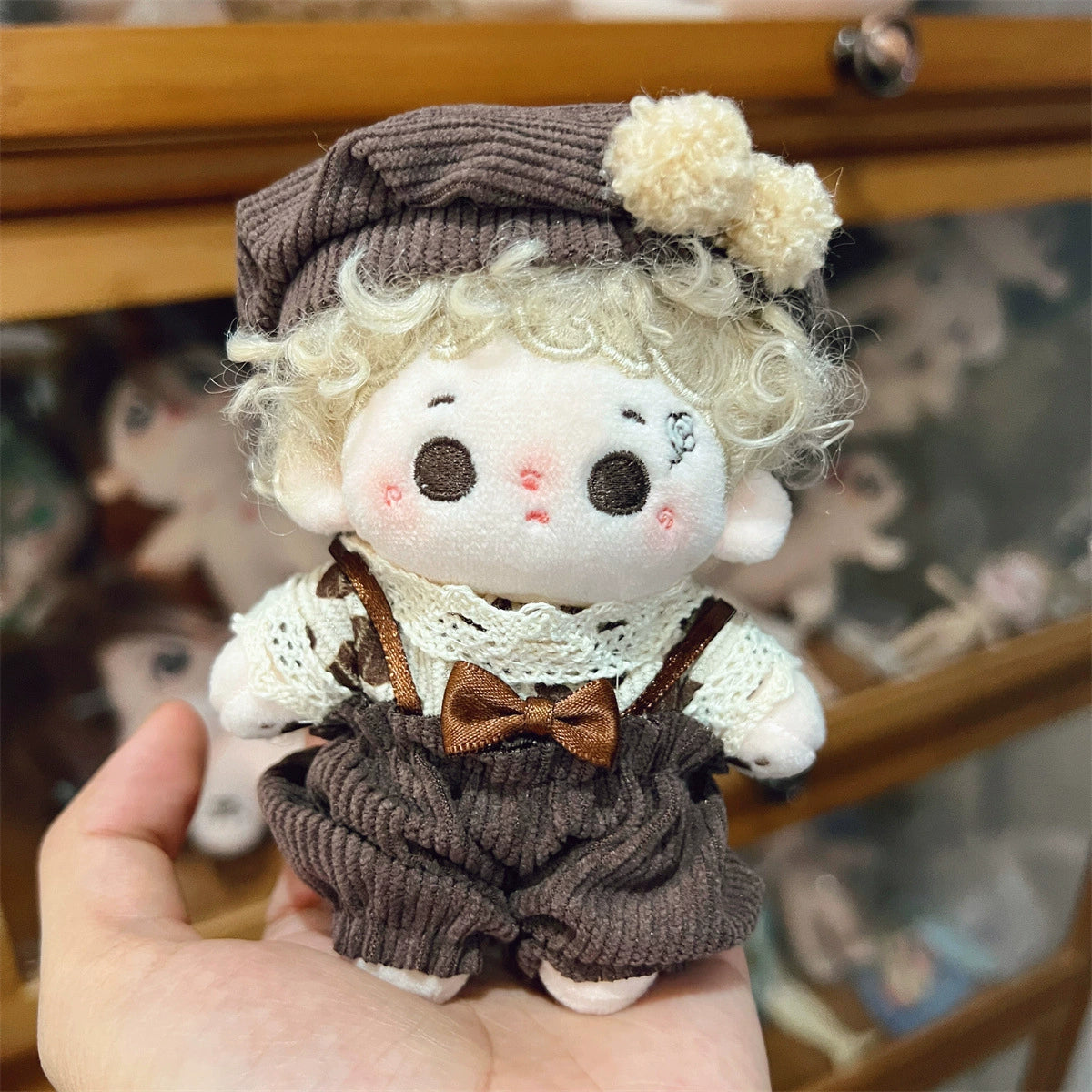 10cm Star Pose Doll Clothes Cute Maid Suit Winter Antiquity Skirt 10cm Cotton Doll Clothes