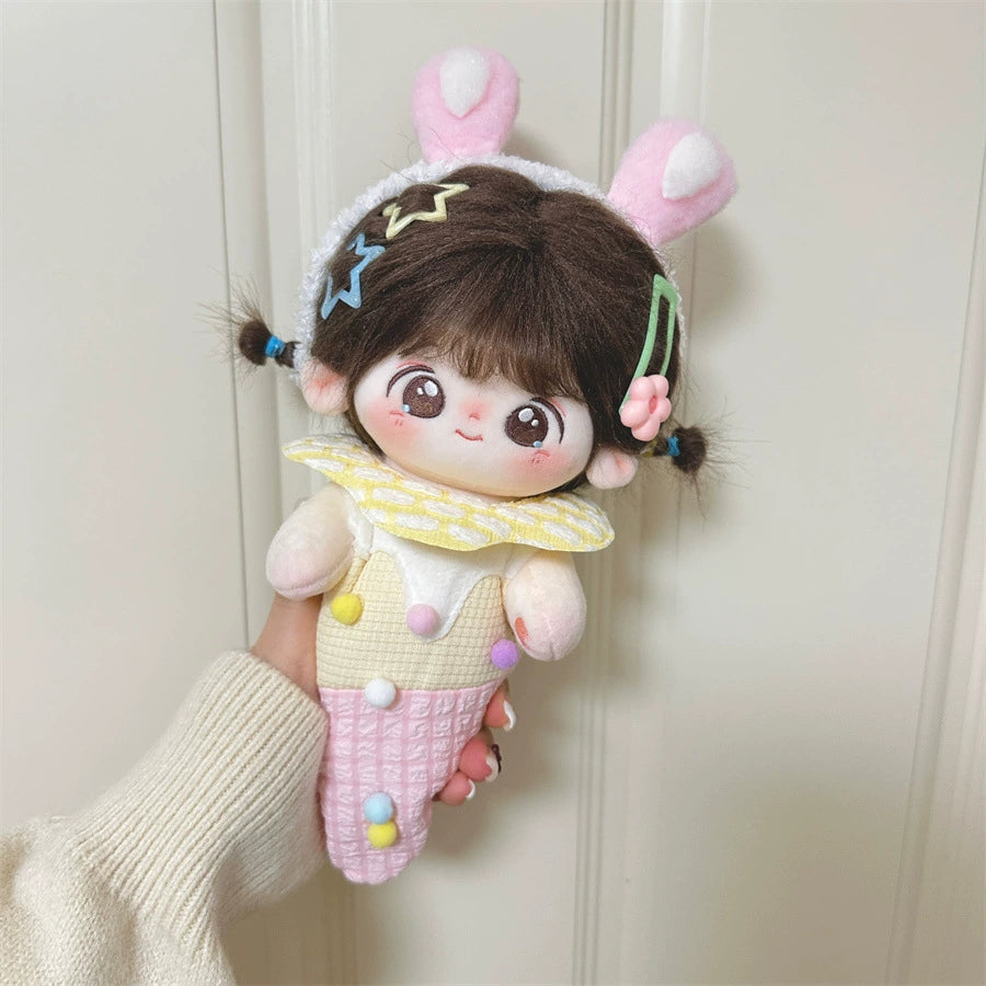 Sweet and Cool Cotton Doll Clothes 20cm Winter Suit Pretty 20cm Cute Dolls Doll Clothes Suit