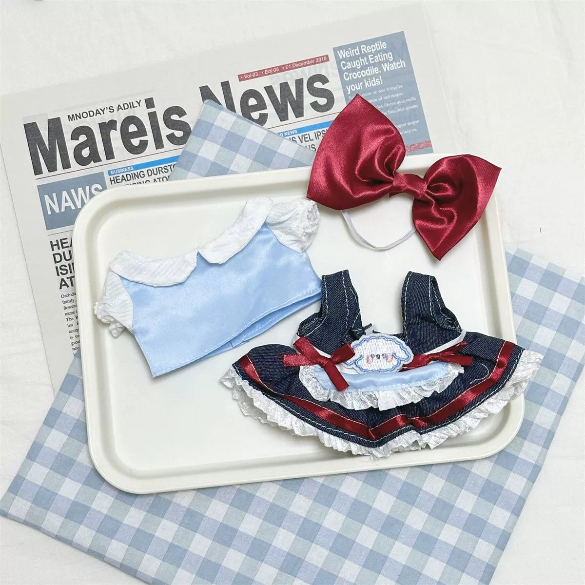 Cotton Doll Clothes 20cm Doll Girl Skirt Suit Cute Princess Dress 20cm Pretty Doll Clothes