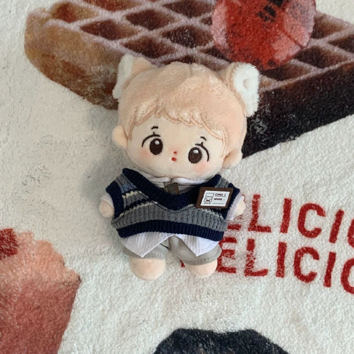 10cm Star Pose Doll Clothes Boy/Girl Preppy Style Cute Suit 10cm Cotton Doll Clothes