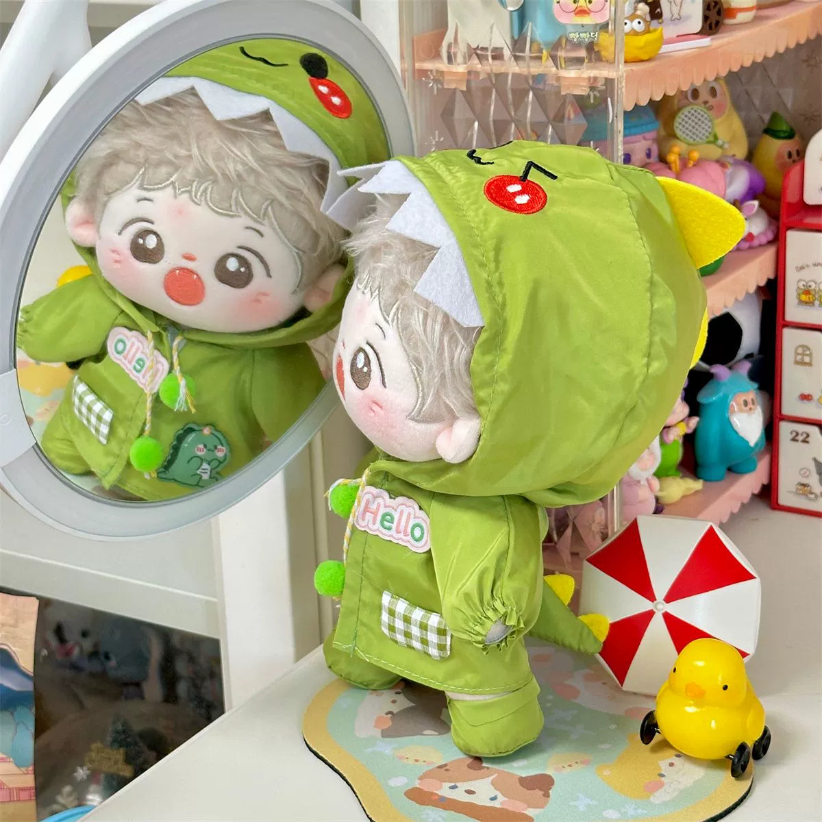 Cute Cotton Doll Clothes 20cm Boy/Girl Doll Kindergarten Suit 20cm Doll Clothes