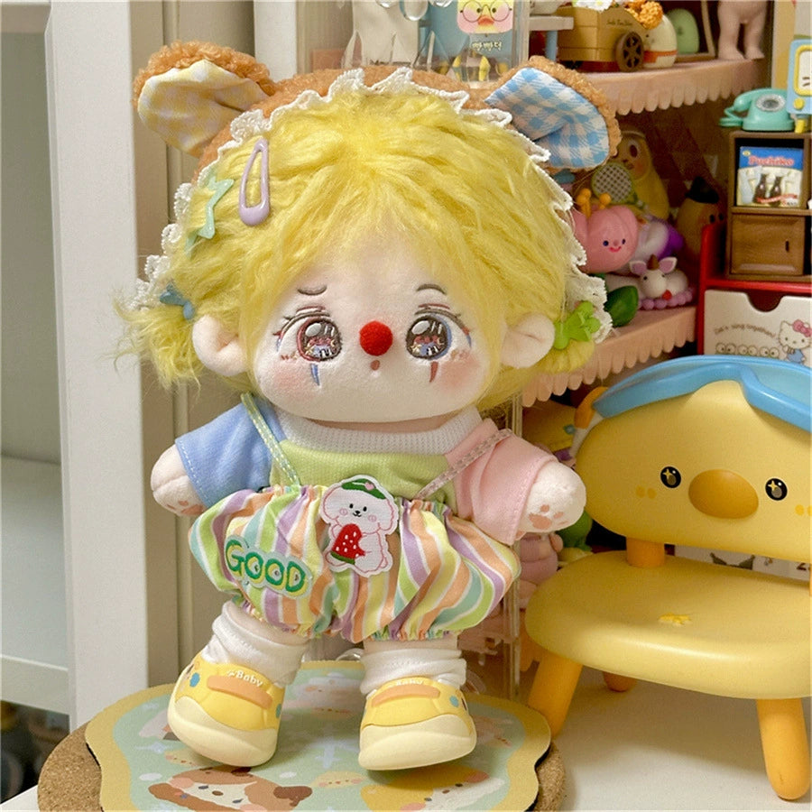 Overalls Cotton Doll Clothes 20cm Suit Summer 20cm Cool Boy Doll Clothes