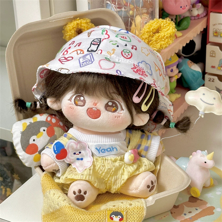 Cotton Doll Clothes 20cm Doll Girl Skirt Suit Summer 20cm Pretty Cute Dolls Doll Clothes
