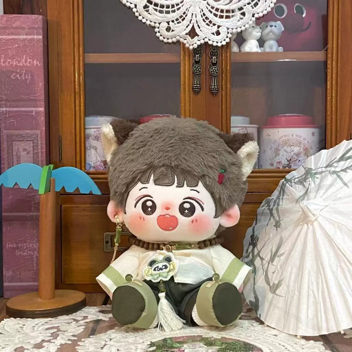 Bear Cotton Doll Clothes 20cm Boy/Girl Doll Antiquity Hanfu 20cm Pretty Chinese Style Doll Clothes