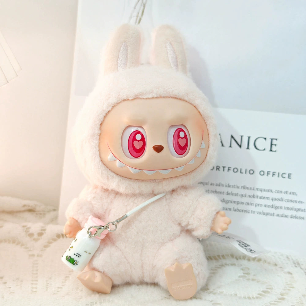 Labubu Have a Seat Doll Clothes Widgets Labubu Clothes Fuzzy Hat Suit