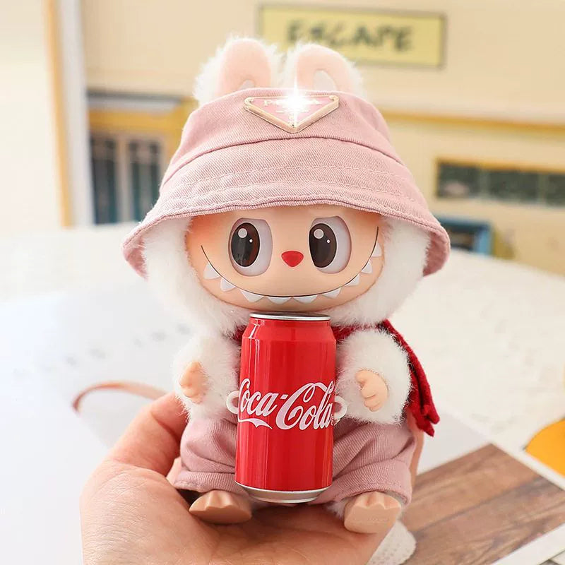 Labubu Cola Clothes Have a Seat Labubu Doll Clothes Overalls Suit Outfits