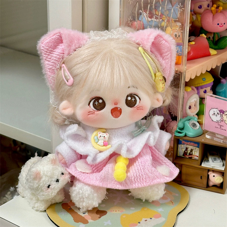 Sweet and Cool Cotton Doll Clothes 20cm Winter Suit Pretty 20cm Cute Dolls Doll Clothes Suit